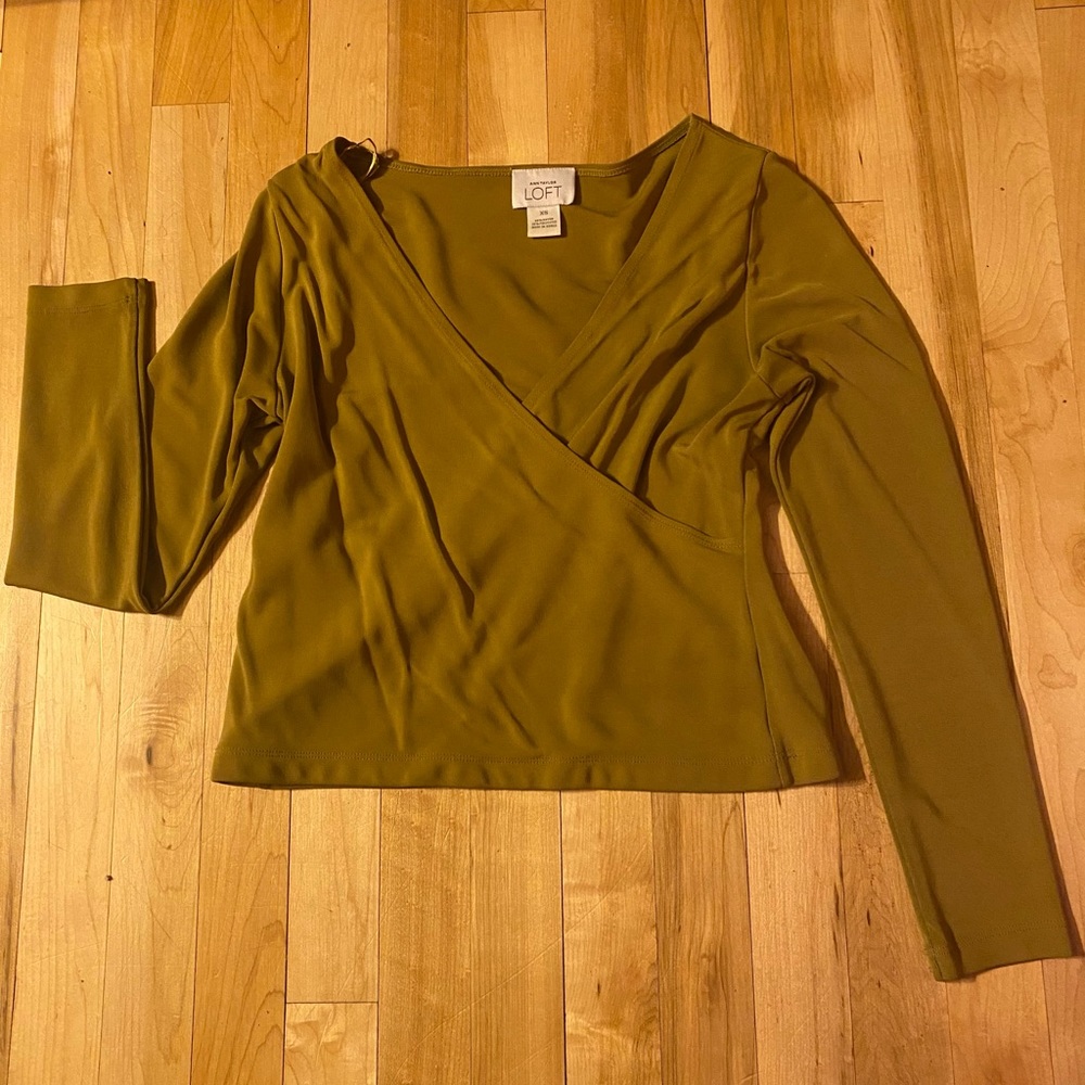 Olive Green Blouse